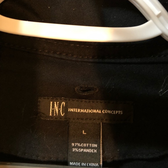 INC. beautiful vest, black, large - Picture 7 of 8